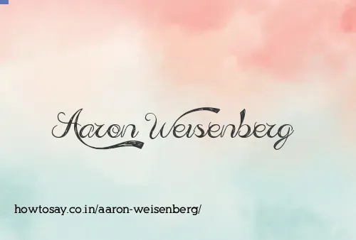 Aaron Weisenberg
