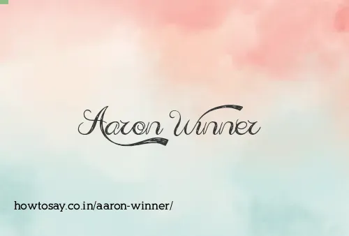 Aaron Winner