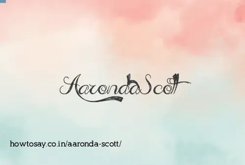 Aaronda Scott