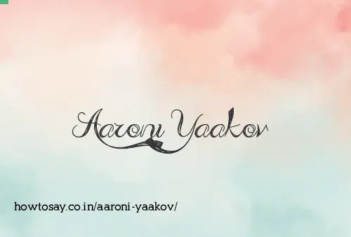 Aaroni Yaakov