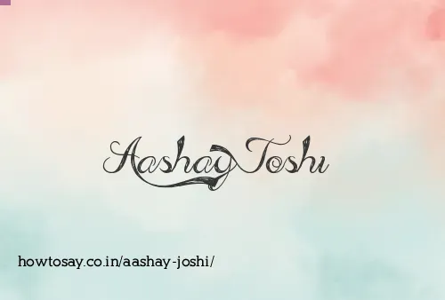 Aashay Joshi