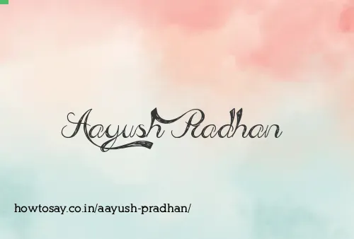 Aayush Pradhan