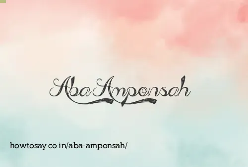 Aba Amponsah