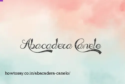 Abacadera Canelo