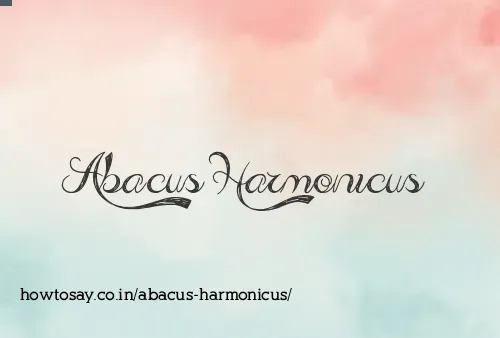 Abacus Harmonicus