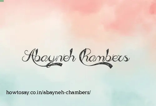 Abayneh Chambers