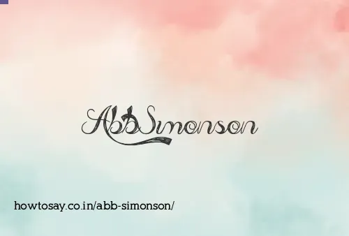 Abb Simonson