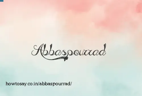 Abbaspourrad