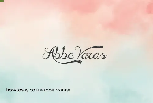 Abbe Varas