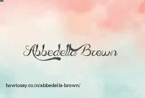 Abbedella Brown