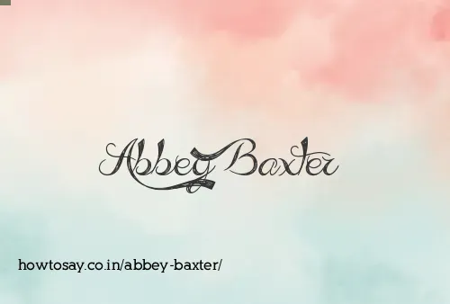 Abbey Baxter