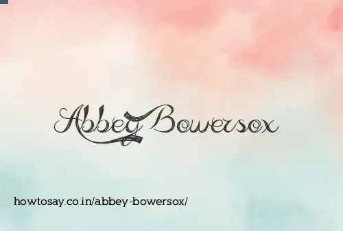 Abbey Bowersox