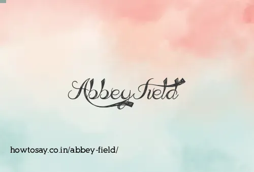 Abbey Field