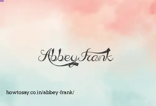 Abbey Frank