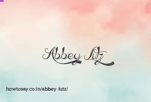 Abbey Lutz
