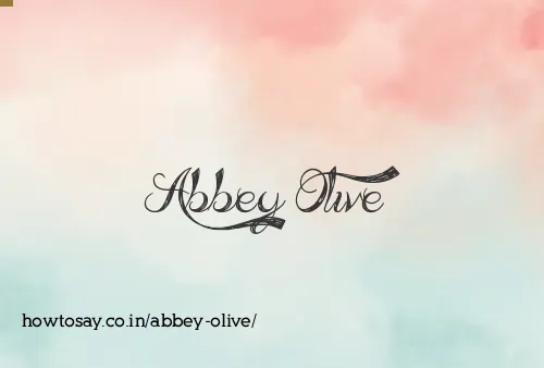 Abbey Olive