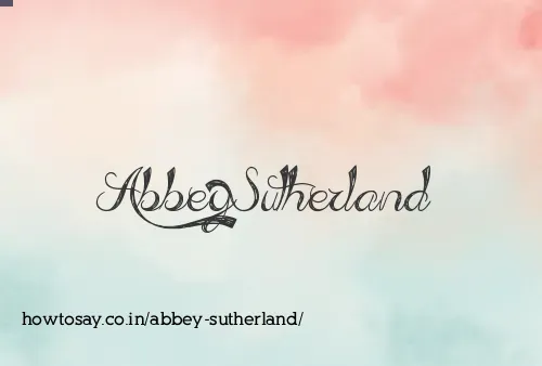 Abbey Sutherland