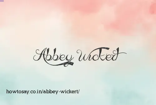 Abbey Wickert