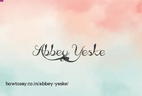 Abbey Yeske