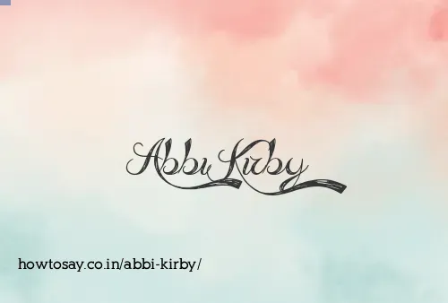 Abbi Kirby