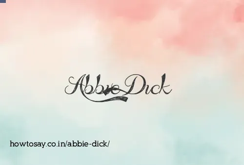 Abbie Dick