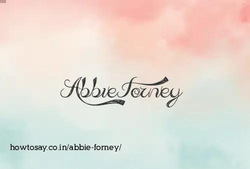 Abbie Forney