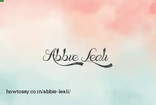 Abbie Leali