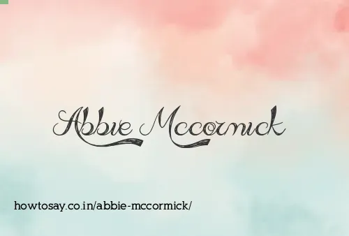 Abbie Mccormick