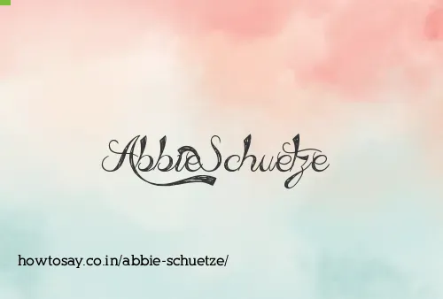 Abbie Schuetze