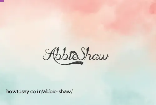 Abbie Shaw
