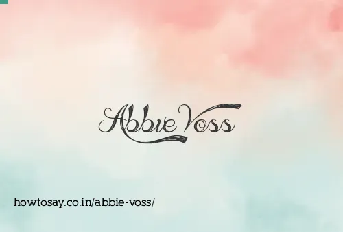 Abbie Voss