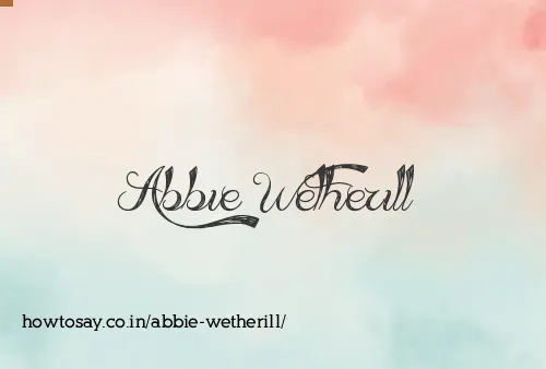 Abbie Wetherill