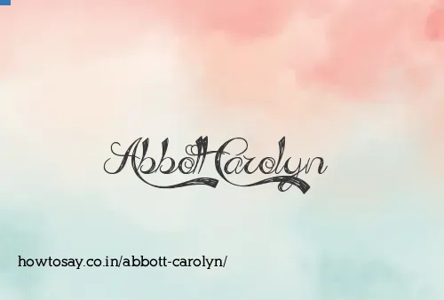 Abbott Carolyn