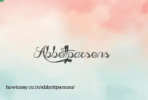 Abbottparsons