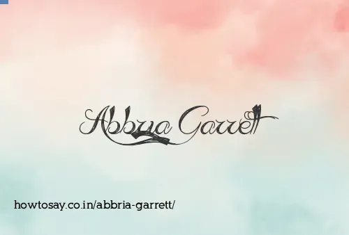 Abbria Garrett