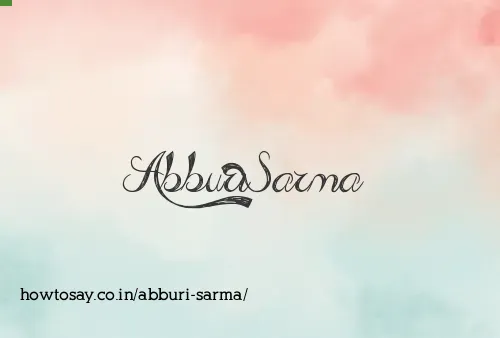 Abburi Sarma