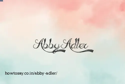 Abby Adler