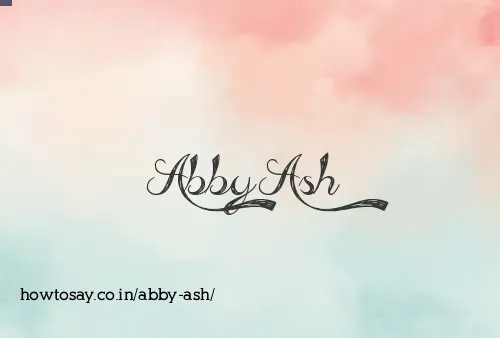 Abby Ash