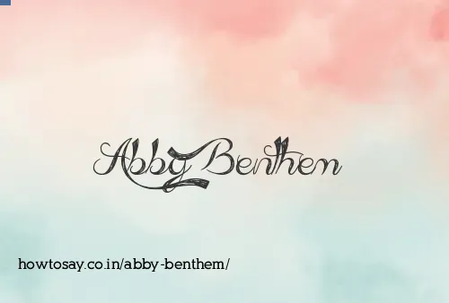 Abby Benthem
