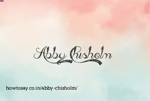 Abby Chisholm