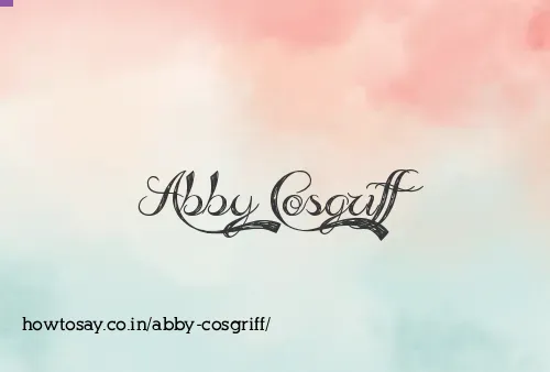Abby Cosgriff