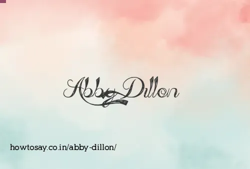 Abby Dillon