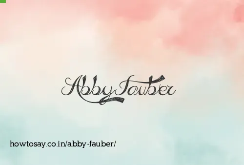 Abby Fauber