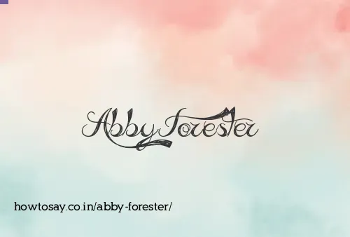 Abby Forester