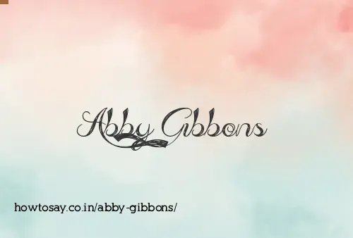 Abby Gibbons