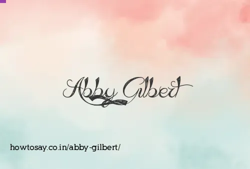 Abby Gilbert