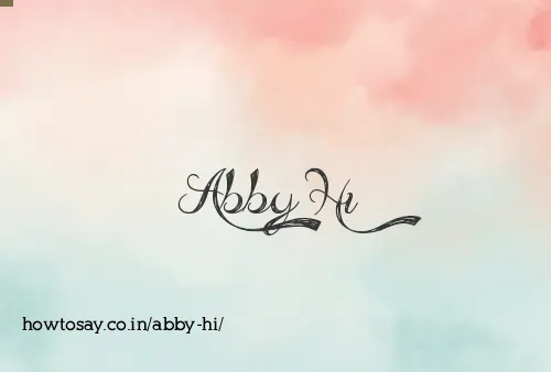 Abby Hi