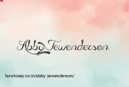 Abby Jewenderson
