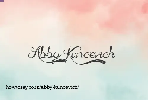 Abby Kuncevich