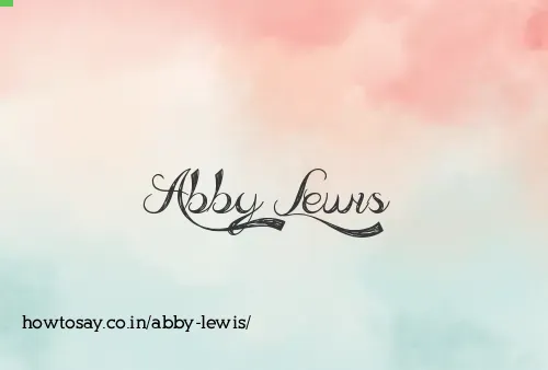 Abby Lewis